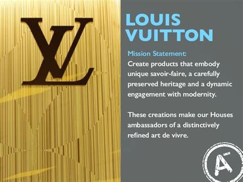 louis vuitton mission statement